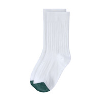 Ribbed socks 5 pcs Ocean green/ milky/ caramel