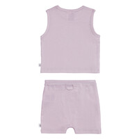 Underwear set Eucalyptus Ribbed lavender