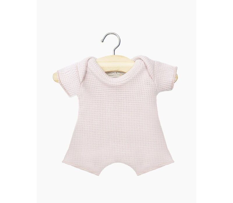 Onesie kort voor babypop 28cm pétale