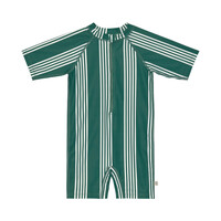 Short Sleeve Sunsuit Stripes green/ nature