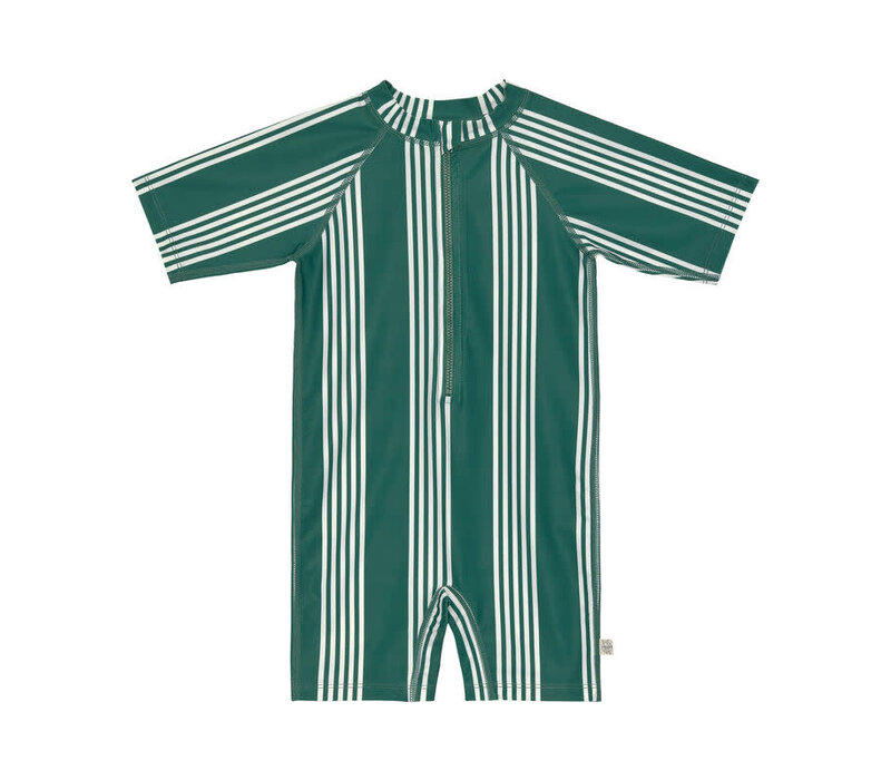 Short Sleeve Sunsuit Stripes green/ nature