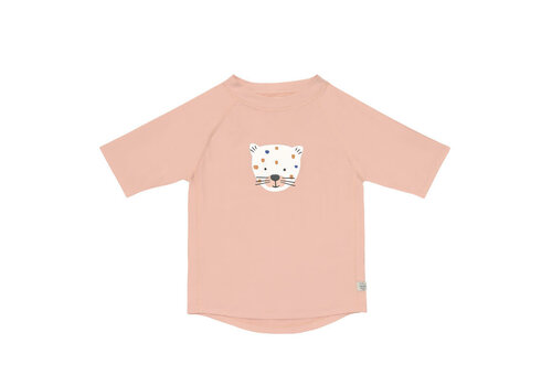 Lässig Short Sleeve Rashguard Leopard pink