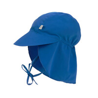 Sun Protection Flap Hat blue