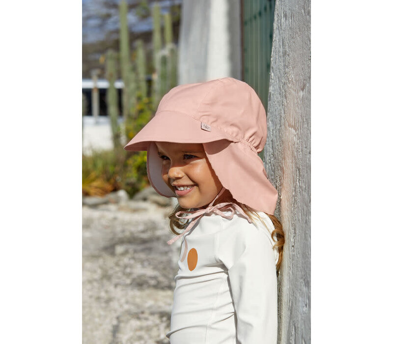 Sun Protection Flap Hat pink