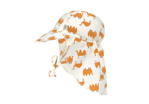 Lässig Sun Protection Flap Hat Camel nature