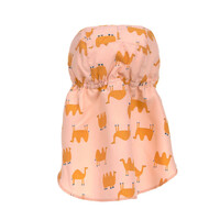 Sun Protection Flap Hat Camel pink