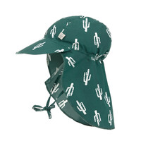 Sun Protection Flap Hat Cactus green