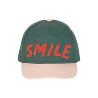 Kids Base Cap Smile ocean green/ light rose