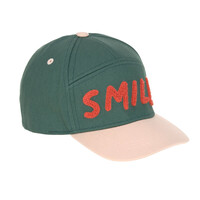 Kids Base Cap Smile ocean green/ light rose