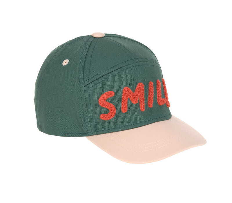 Kids Base Cap Smile ocean green/ light rose