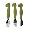 Trixie Silicone cutlery set 3-pack - Mr. Dino