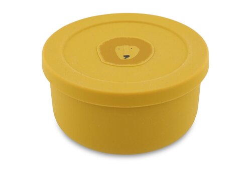 Trixie Silicone snack pot with lid - Mr. Lion