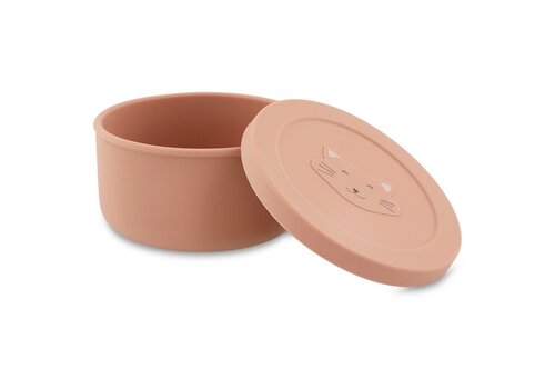 Trixie Silicone snack pot with lid - Mrs. Cat