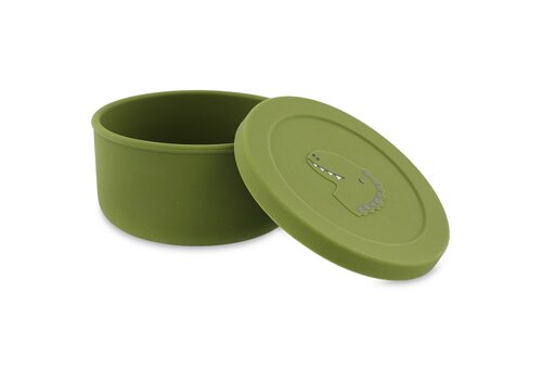 Trixie Silicone snack pot with lid - Mr. Dino