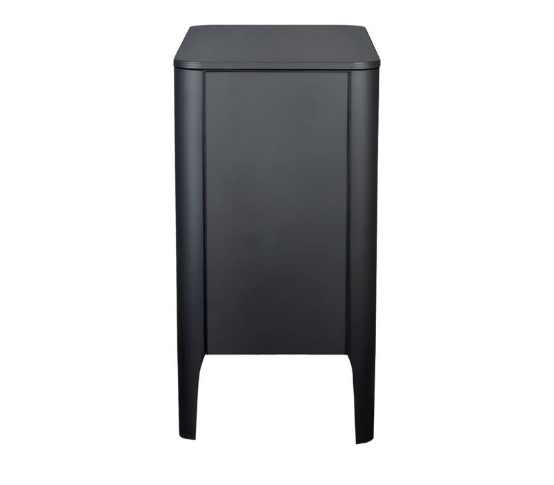 WAVE commode black satin/ wax