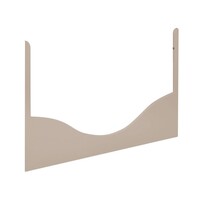 Zijpaneel WAVE voor ledikant 60x120 sand/ wax