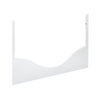 Zijpaneel WAVE voor ledikant 60x120 white/ wax