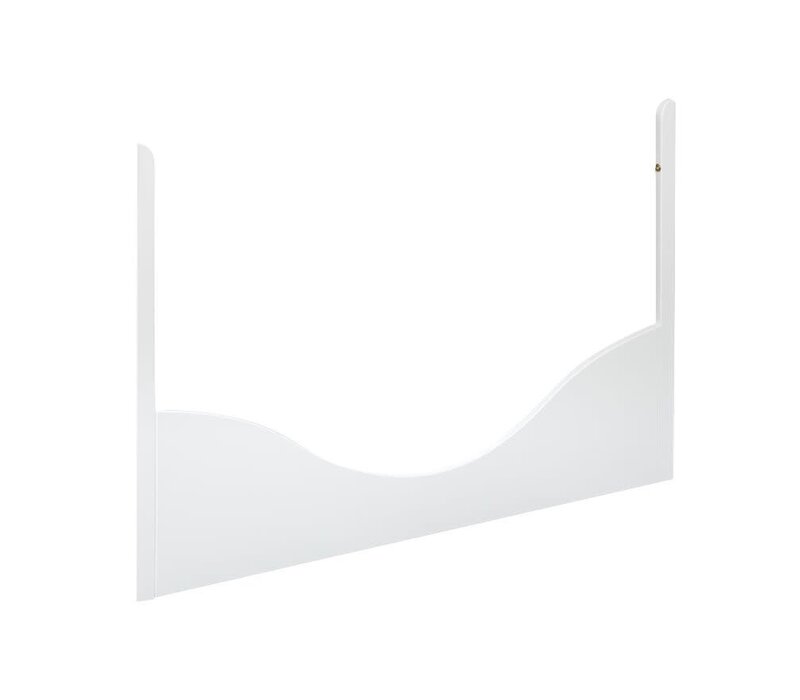 Zijpaneel WAVE voor ledikant 60x120 white/ wax