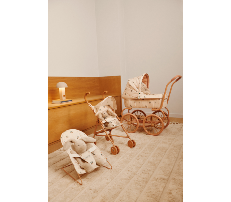 Mabel Doll Bouncer Peach/ Sea shell