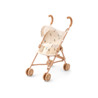 Elsie Doll Stroller Peach/ Sea shell
