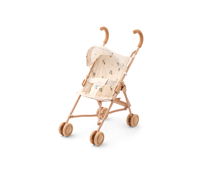 Elsie Doll Stroller Peach/ Sea shell