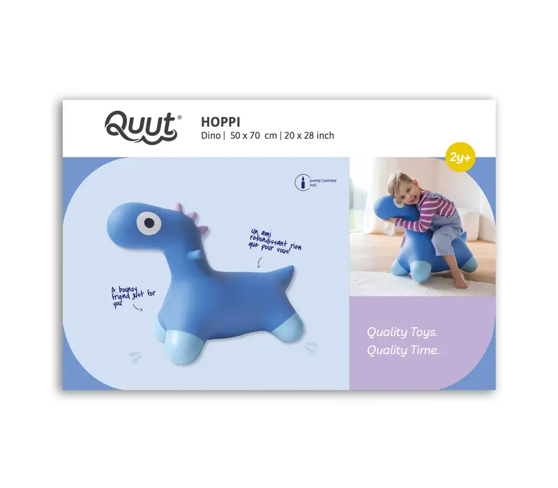 Hoppi Bouncing Dino cosmic blue