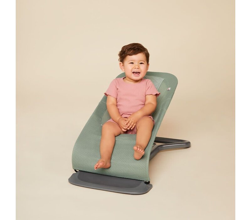 3-in-1 Evolve Bouncer mesh sage green