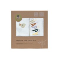 Heavenly soft Swaddle XL Happy Fruits Pear