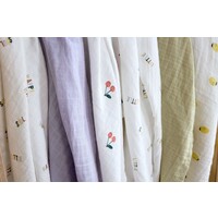 Heavenly soft Swaddle XL Happy Fruits Pear