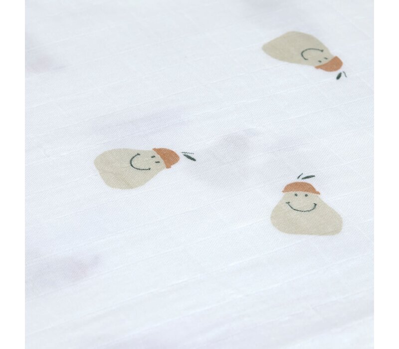Heavenly soft Swaddle XL Happy Fruits Pear
