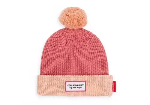 Hello Hossy Beanie Block Blush 2-5 years