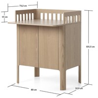 NOVA Changing unit Oak