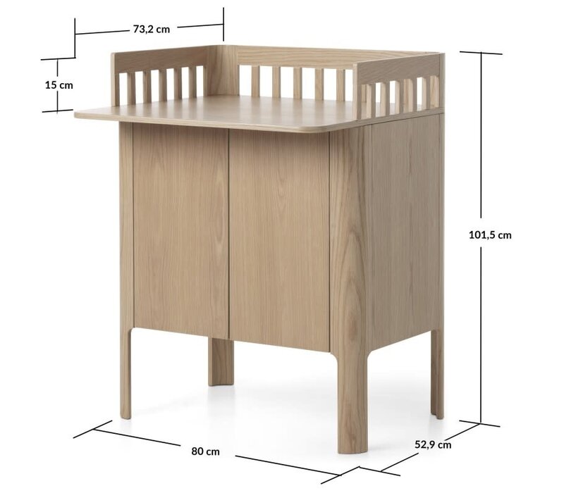 NOVA Changing unit Oak