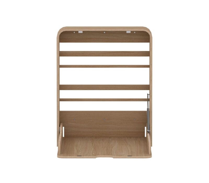 NOVA Wall hanging changing unit Oak
