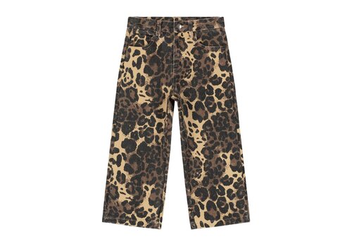 Call Me Frankie Leopard pants brown