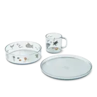 Siva Tritan Tableware Set Sea creature/ Sandy