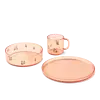 Liewood Siva Tritan Tableware Set Peach/ Sea shell