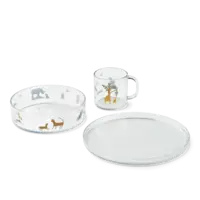 Siva Tritan Tableware Set All together/ Sandy