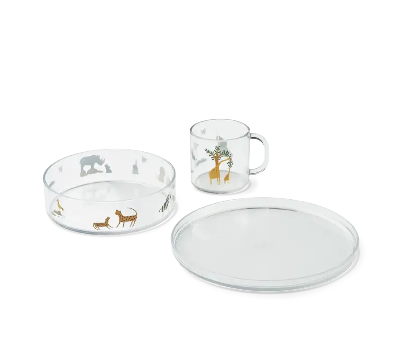Siva Tritan Tableware Set All together/ Sandy