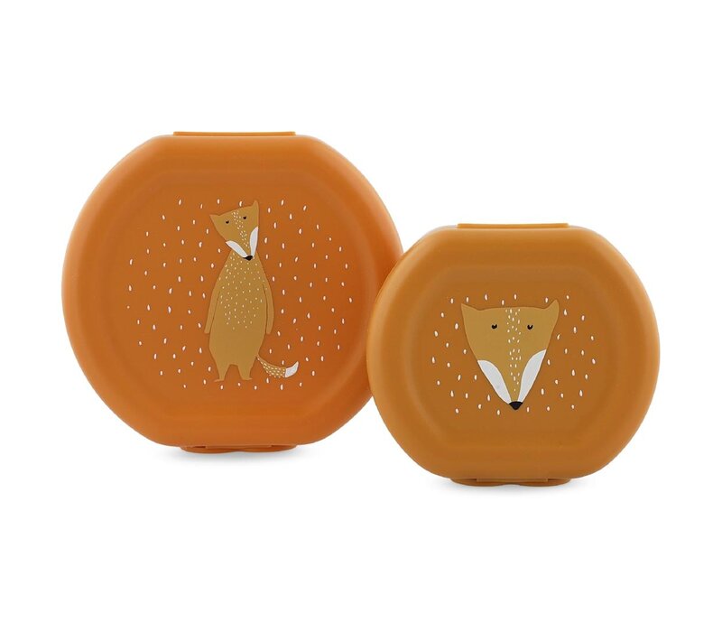 Copy of Snack box with clip - 2pcs - Mr. Dino