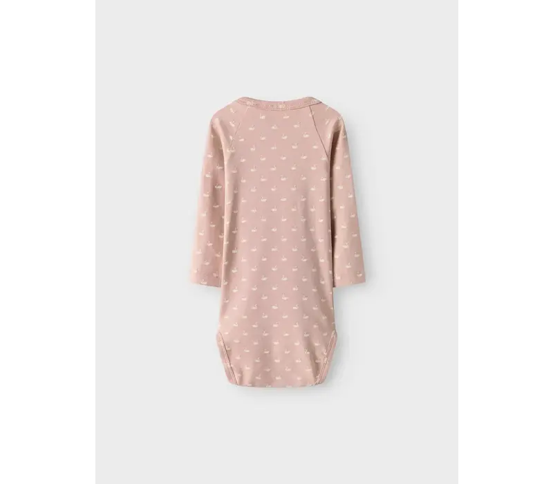 BABY Wrap body LS Peach Whip Swans
