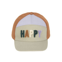 Kids Base Cap Happy light khaki/ caramel