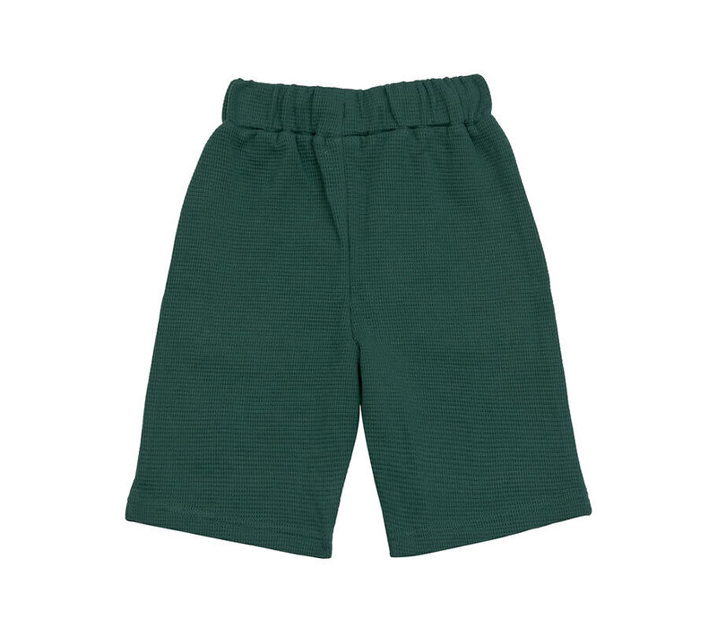 Shorts Waffle GOTS dark green