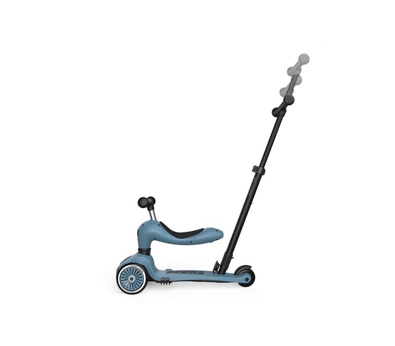 Highwaykick 1 Push & Go - Steel (1-5Y)