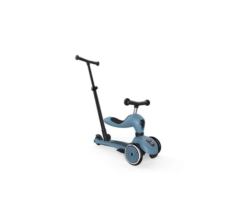 Highwaykick 1 Push & Go - Steel (1-5Y)