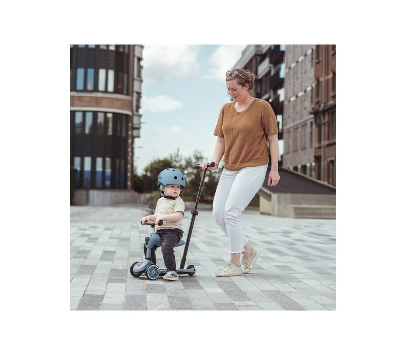 Highwaykick 1 Push & Go - Steel (1-5Y)