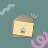 Atelier BéBé Postkaart met enveloppe - Bebe'ke