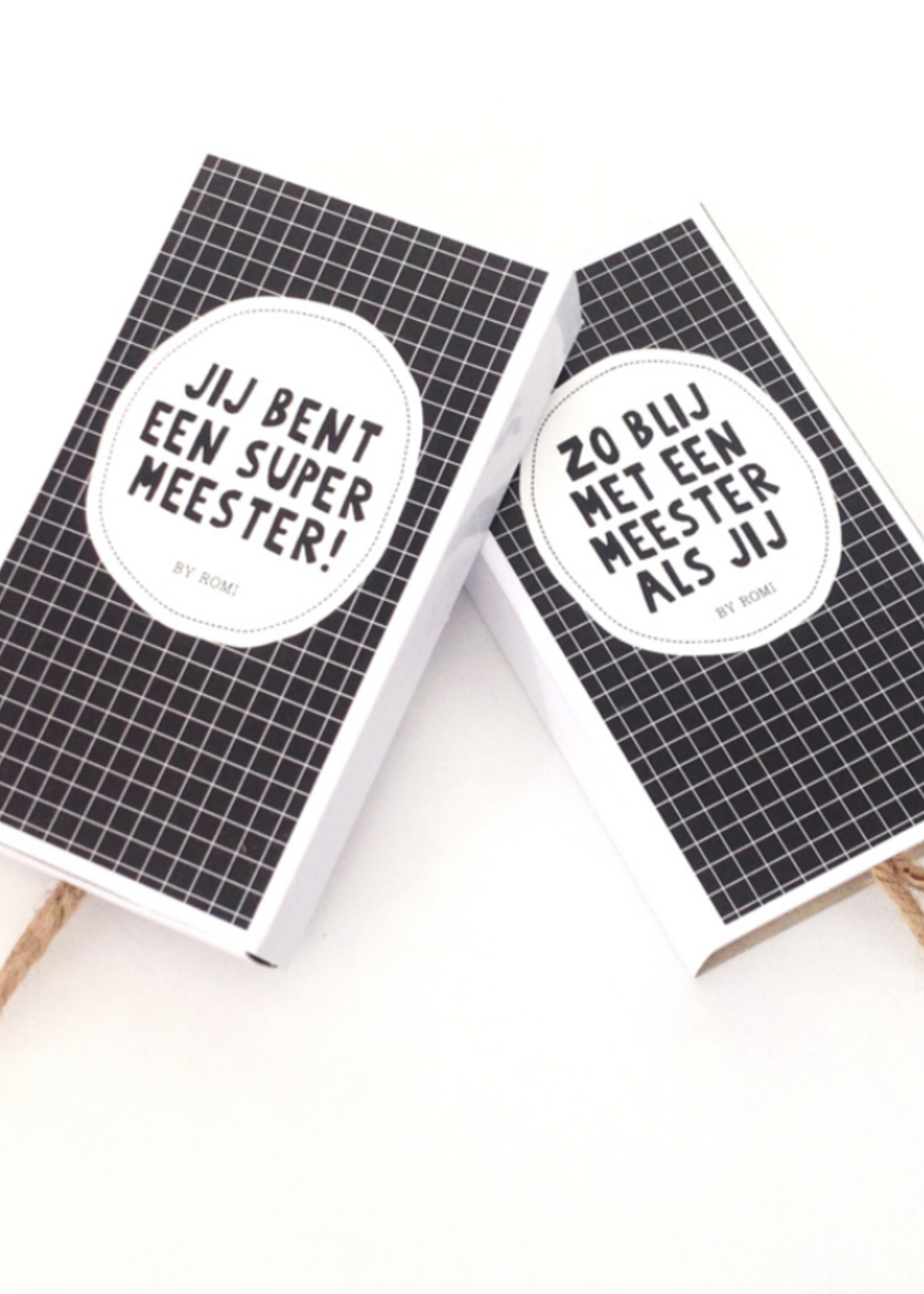 Wensdoosje / Zo blij met een meester als jij