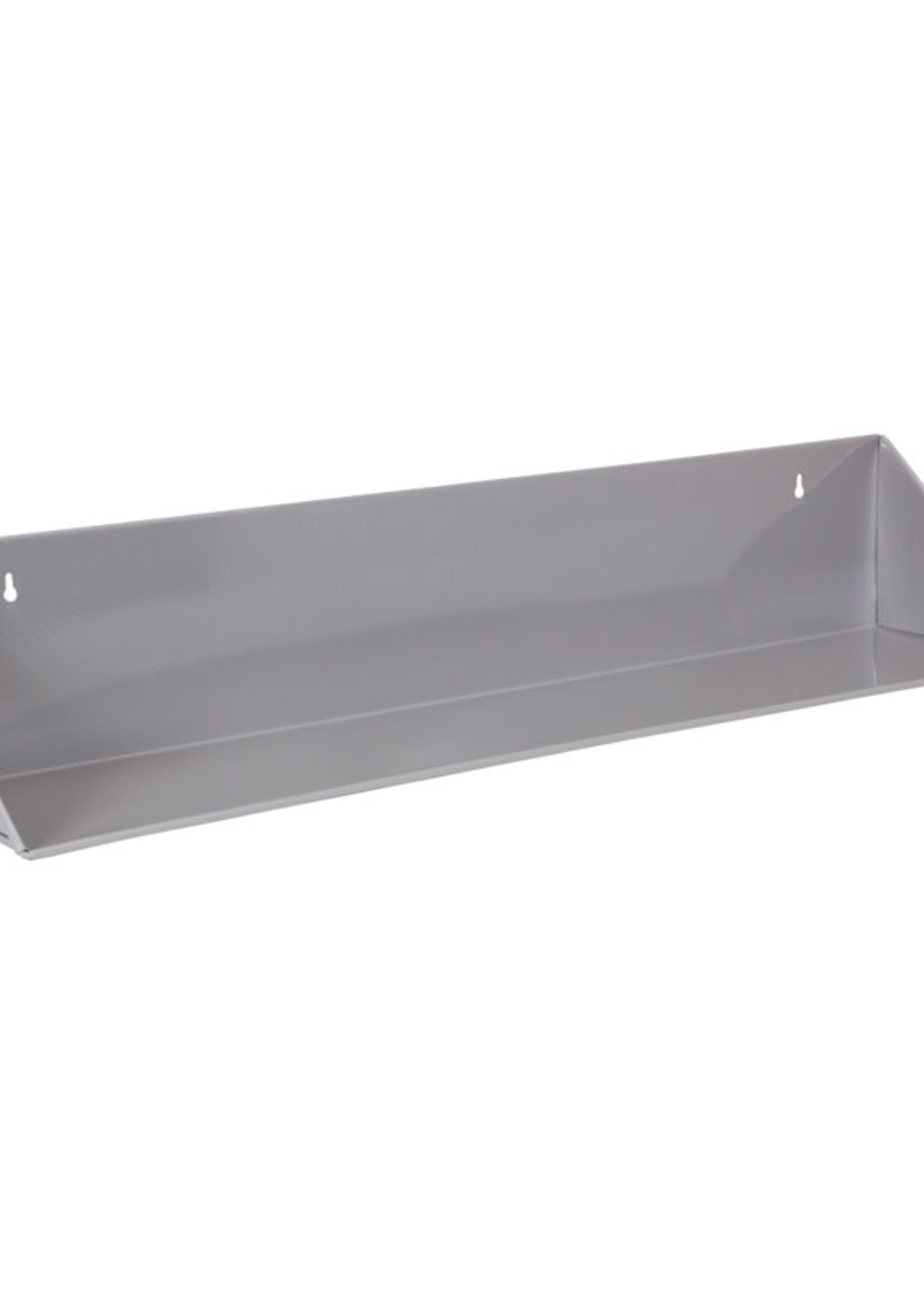 Original metalen wandrek Silver