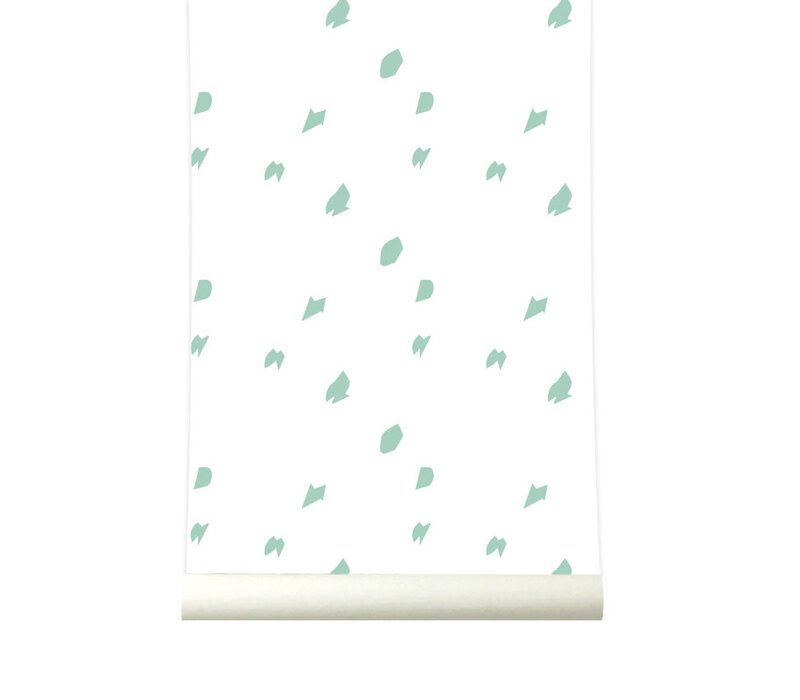 Behang Going dotty pastelgreen